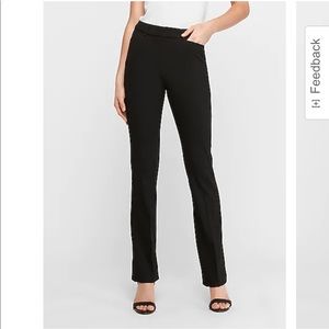 Express High-Waist Columnist Pants Womens Black